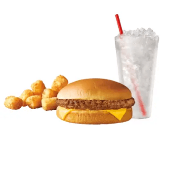 Plain Cheeseburger Combo