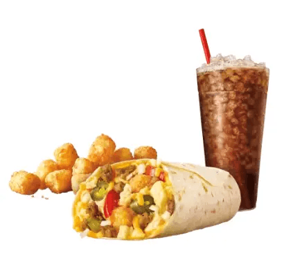 SuperSONIC® Breakfast Burrito Combo