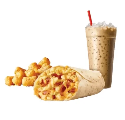 Bacon Breakfast Burrito Combo