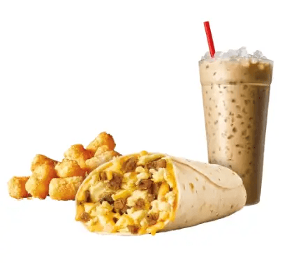 Sausage Breakfast Burrito Combo