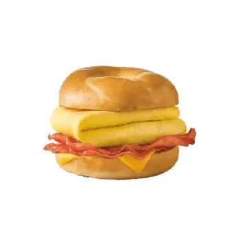 Ham, Egg and Cheese Bagel