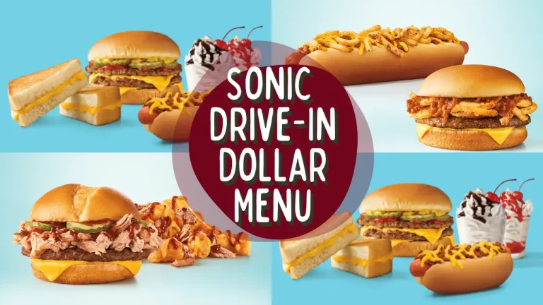 sonic dollar menu