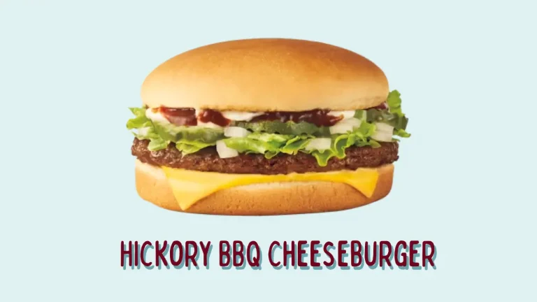  Hickory BBQ Cheeseburger 