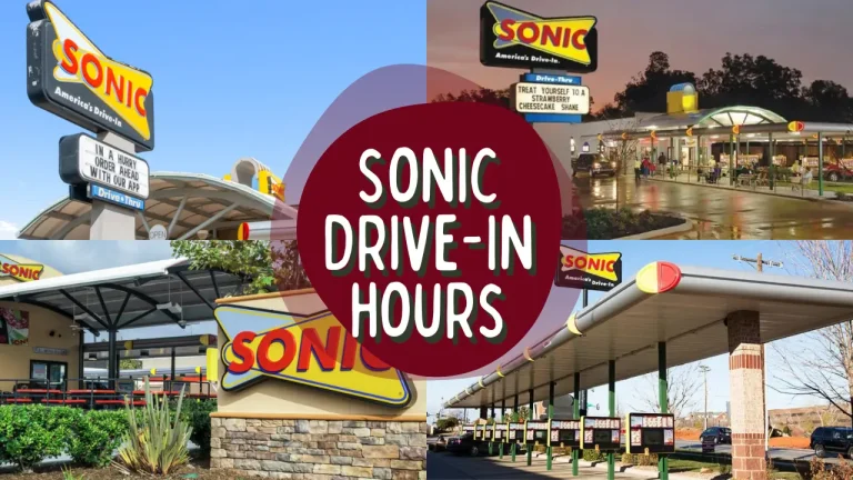Sonic Hours Of Operation