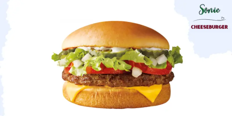 sonic half price cheeseburger