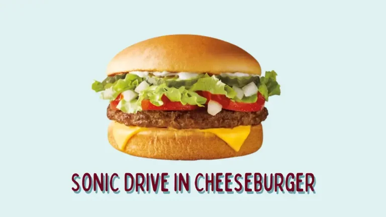 Sonic Cheeseburger